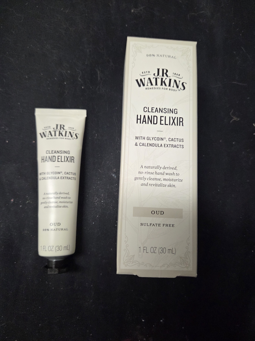 Jr. Watkins Oud Cleansing Hand Elixir - Cream